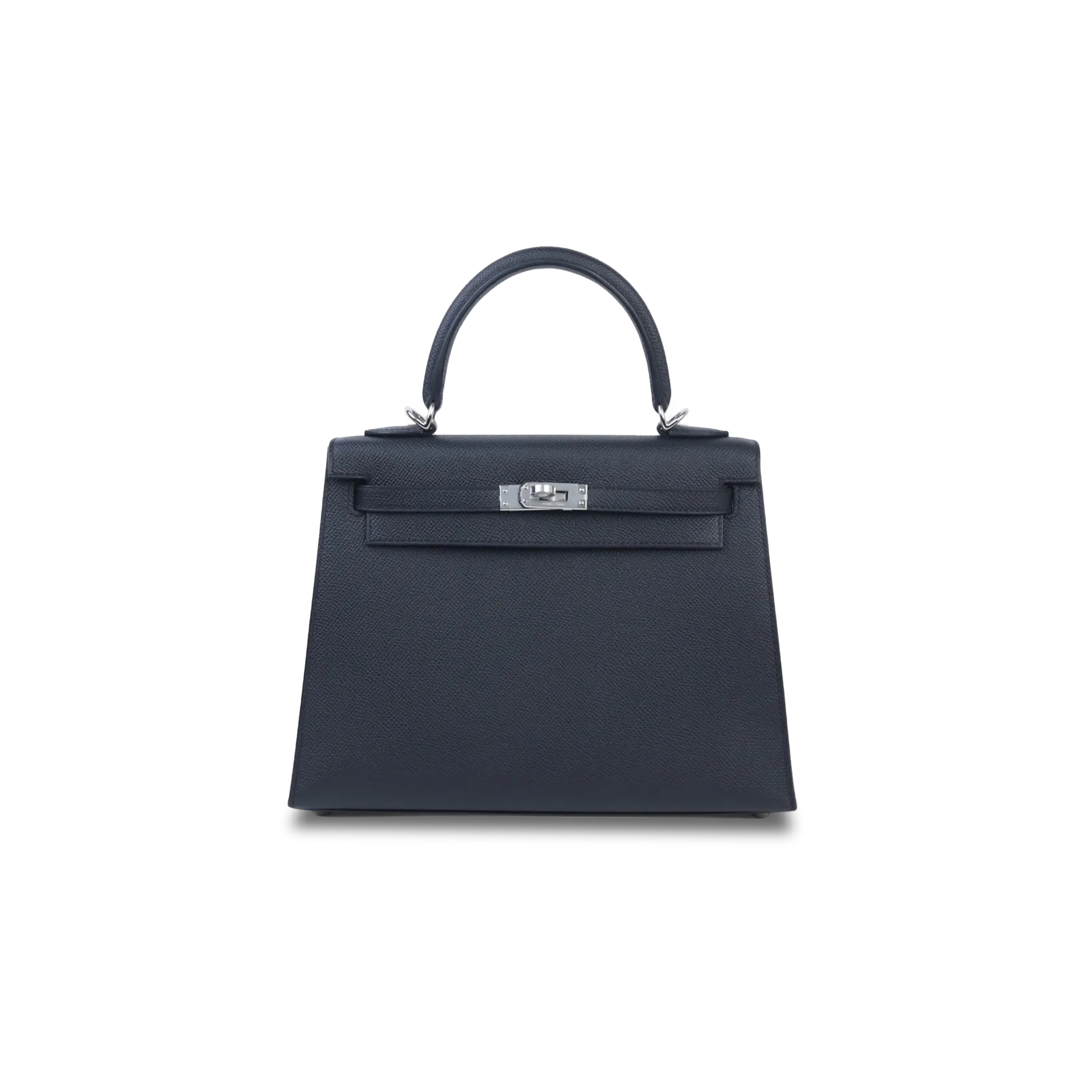 HERMÈS MASTER KELLY SELLIER 25 GRIS MISTY EPSOM PALLADIUM HARDWARE (25*17*7cm) 